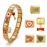 Conjunto Love com 10 Charms