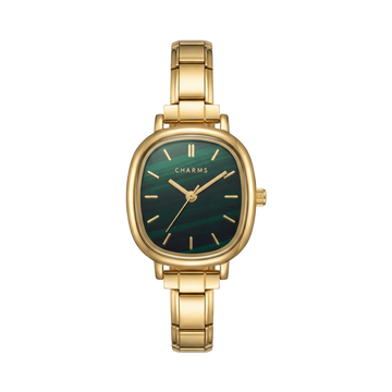 Relógio Capri Ouro – Edição com mostrador esmeralda