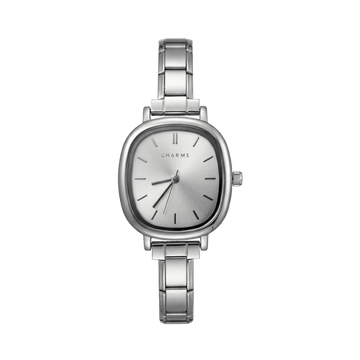 Relógio Capri Prata – Edição com mostrador branco