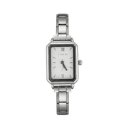 Como Watch Silver White Dial