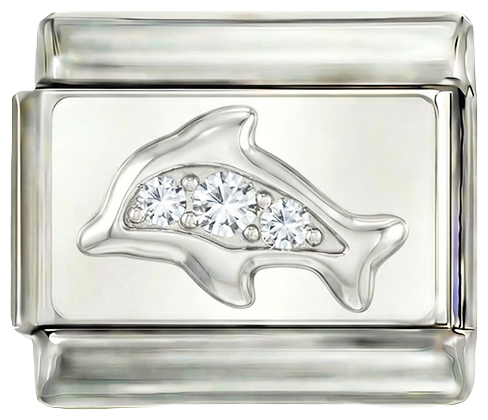 A adicionar - Dolphin Bling Silver