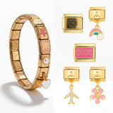 Conjunto de verão dourado