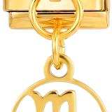 A adicionar - Placa do signo de Escorpião, suspensa, em dourado