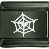 Spiderweb White on Black Charm - Spiderweb-White-on-Black-Charm.png