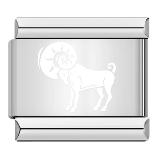 Aries, on Silver - Charms Official