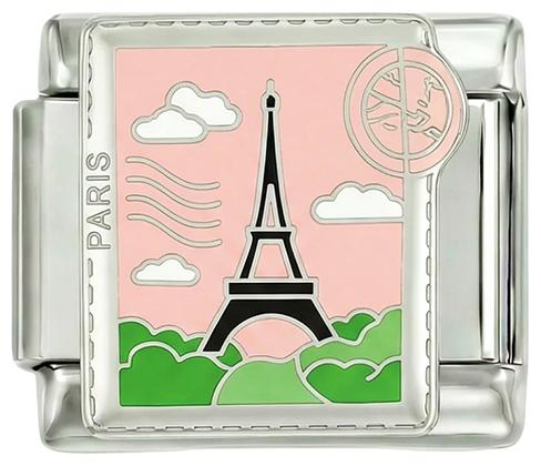 Selo da Torre Eiffel em Prata