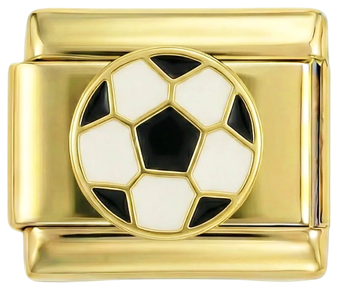 Bola de Futebol Dourada