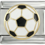 Bola de Futebol, em Prateado