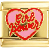 Girl Power com Coração em Ouro