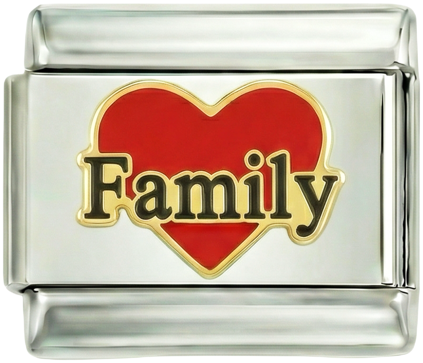 Red Heart, Family, on Silver - red-heart-family-on-silver.png