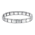 Pulseira charms prateada