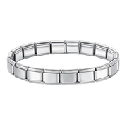 Pulseira charms prateada