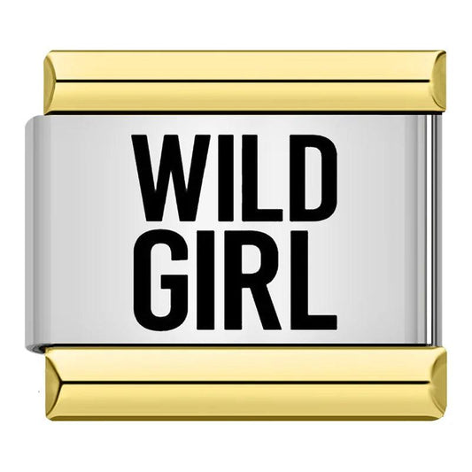 Wild Girl, on Gold - Charms Official