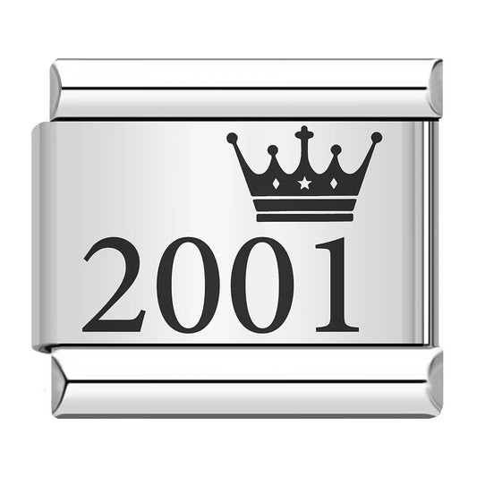 Year 2001, on Silver - Charms Official