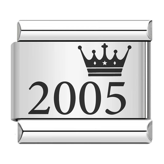 Year 2005, on Silver - Charms Official